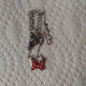 BBBrooke Disney Minnie Mouse Bow Necklace